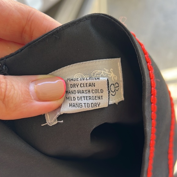 Unique Vintage Red & Black Pinup Dress NWT - Picture 9 of 10